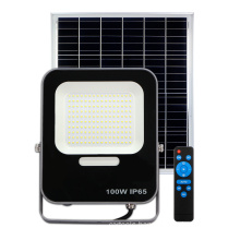 KCD Eco-friendly Factory Direct Sale Aluminum Housing Remote Control Outdoor Floodlight 100W 200W 300W Solar Led Flood Light